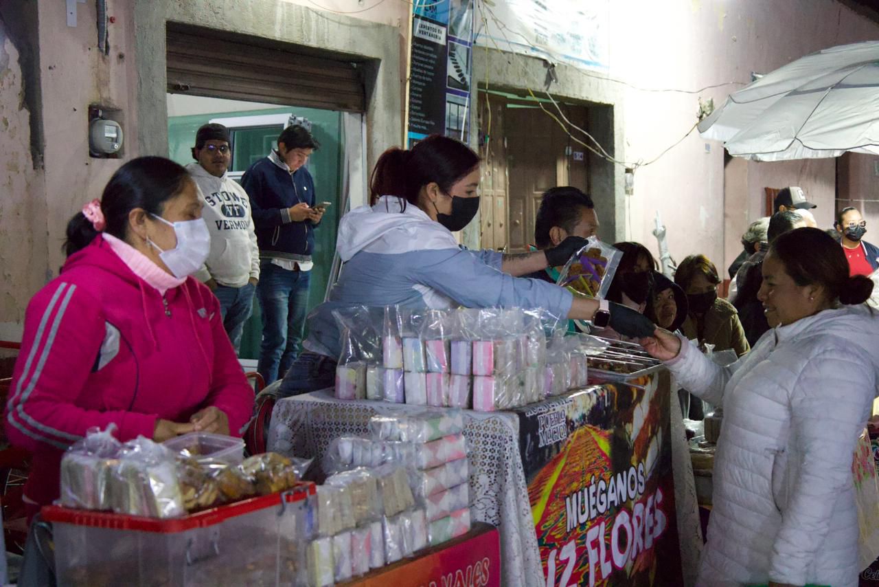 Vive Huamantla una tarde llena de sabor en el segundo viernes de muéganos